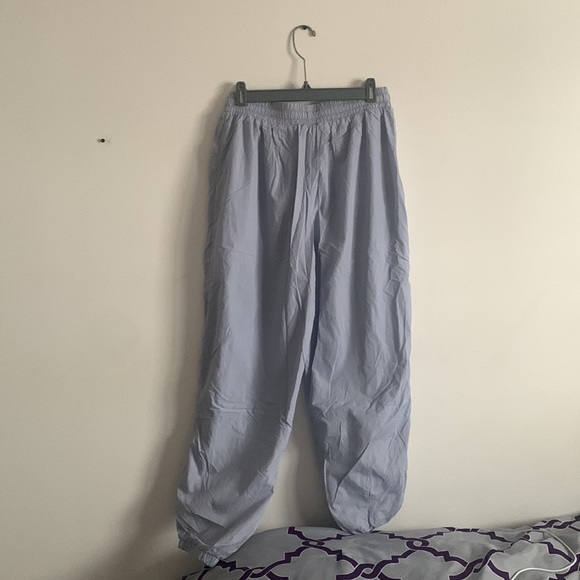 L | Blue Adidas Windbreaker Pants - Picture 2 of 4